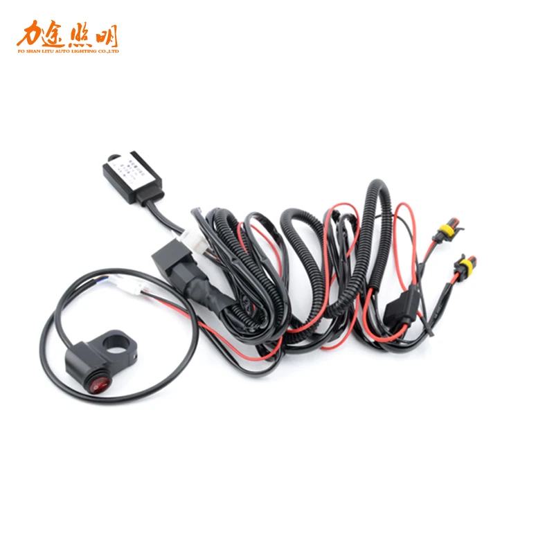 

Automotive Motorcycle Auxiliary Light Switch Strobe Control Wiring Harness Wiring Group Offroad Truck Waterproof Car Motorcycle