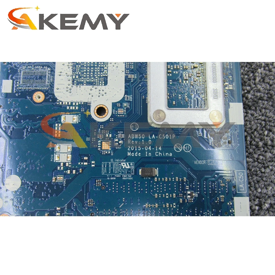 

837419-601 837419-001 For HP ENVY M6-AE 15-AE I5-5200U Laptop Motherboard ABW50 LA-C501P SR23Y DDR3 Notebook Mainboard