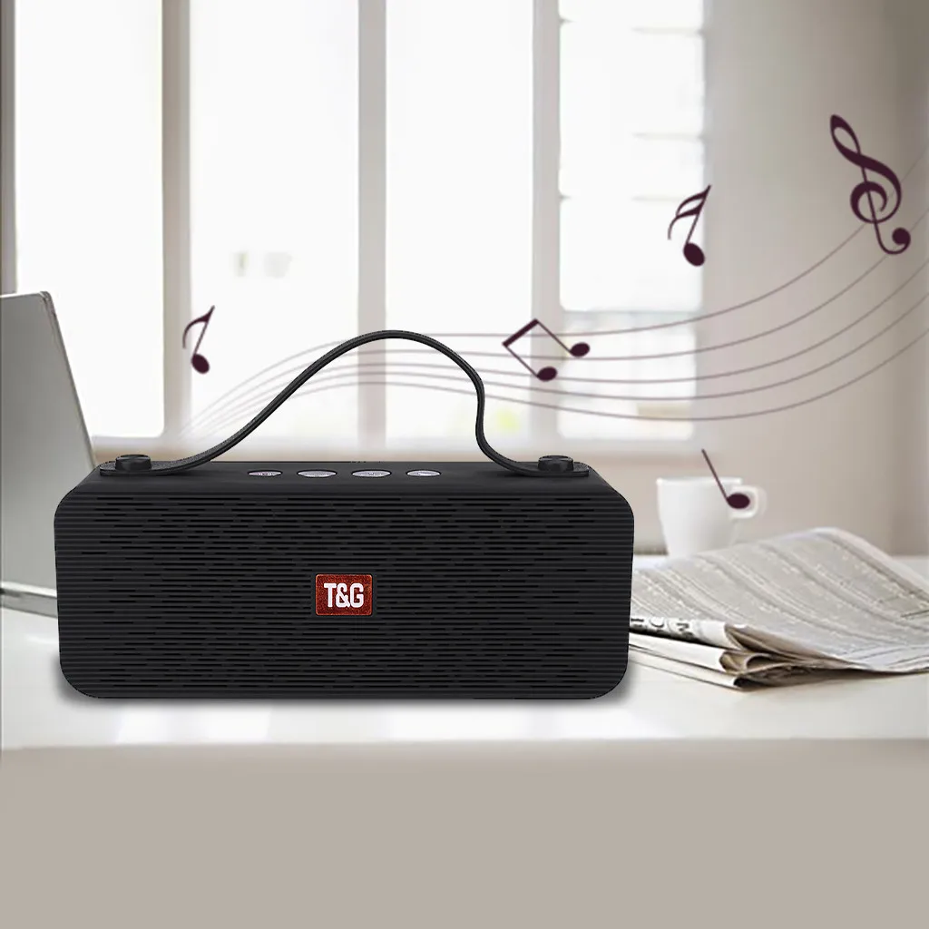 Hifi портативный беспроводной Bluetooth динамик стерео сабвуфер портативный сабвуфер для компьютера samsung телефон Поддержка Tf карта чтения