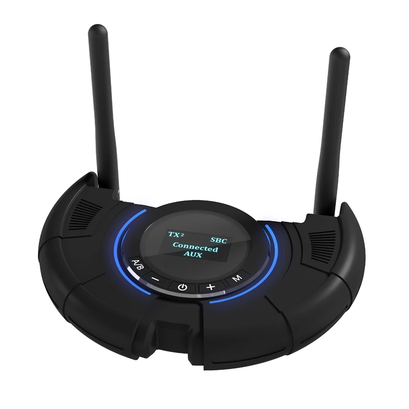 

Bluetooth Receiver Transmitter 2 in 1 CSR8675 Bluetooth 5.0 Adapter Sn Display APP Control