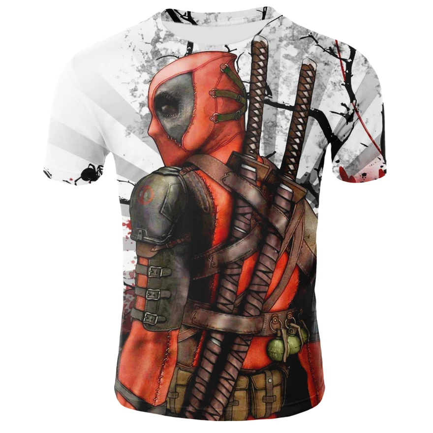 

2021 Summer New Cute Men's And Women's T-Shirt 3D Printing Comics Casual Children's Fun Fashion Top