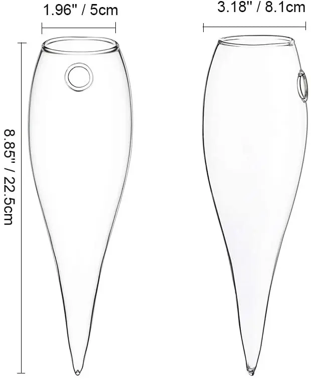 Стеклянные кастрюли настенные подвесные воздушные для растений ваза цветов