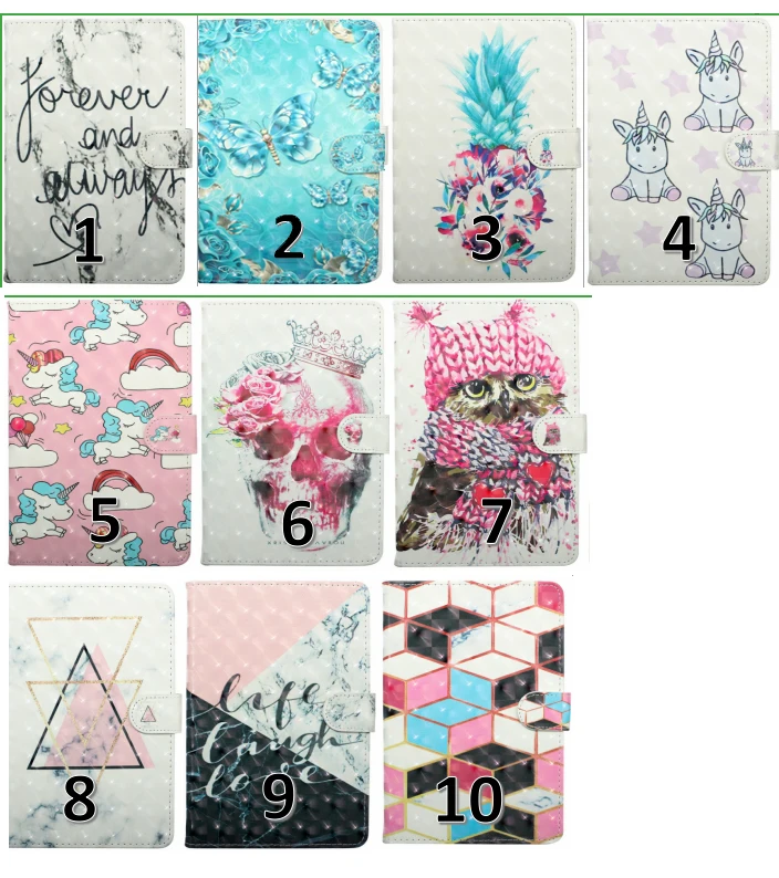 Модный чехол кошелек с рисунком флип для iPad Mini 1 2 3 4 5 ультратонкий умный iPadmini