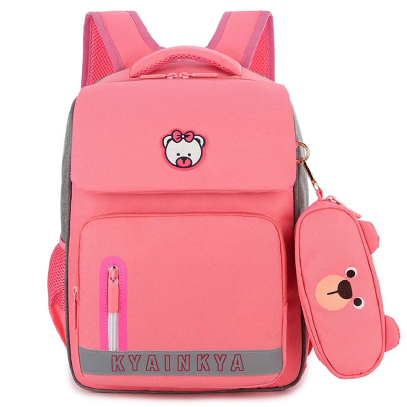 Модный школьный рюкзак с мультяшным принтом для мальчиков и девочек