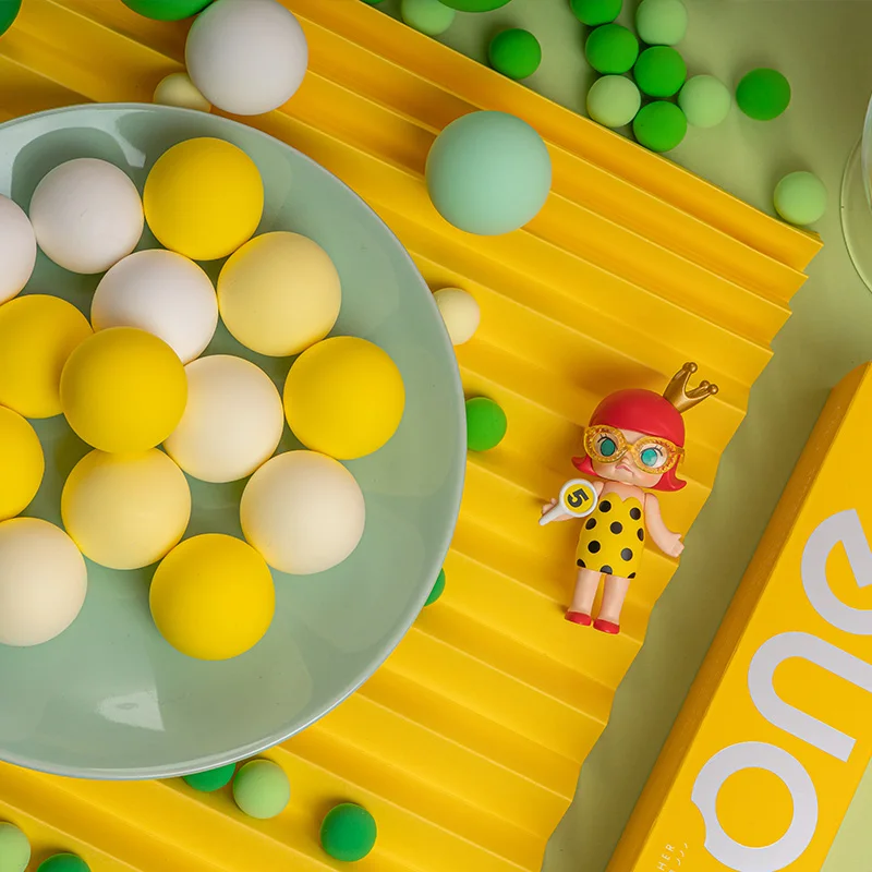 3.8cm simulazione Candy Color grande palla modello falso cibo fotografia puntelli da tiro decorazione finestra Decor Layout scena