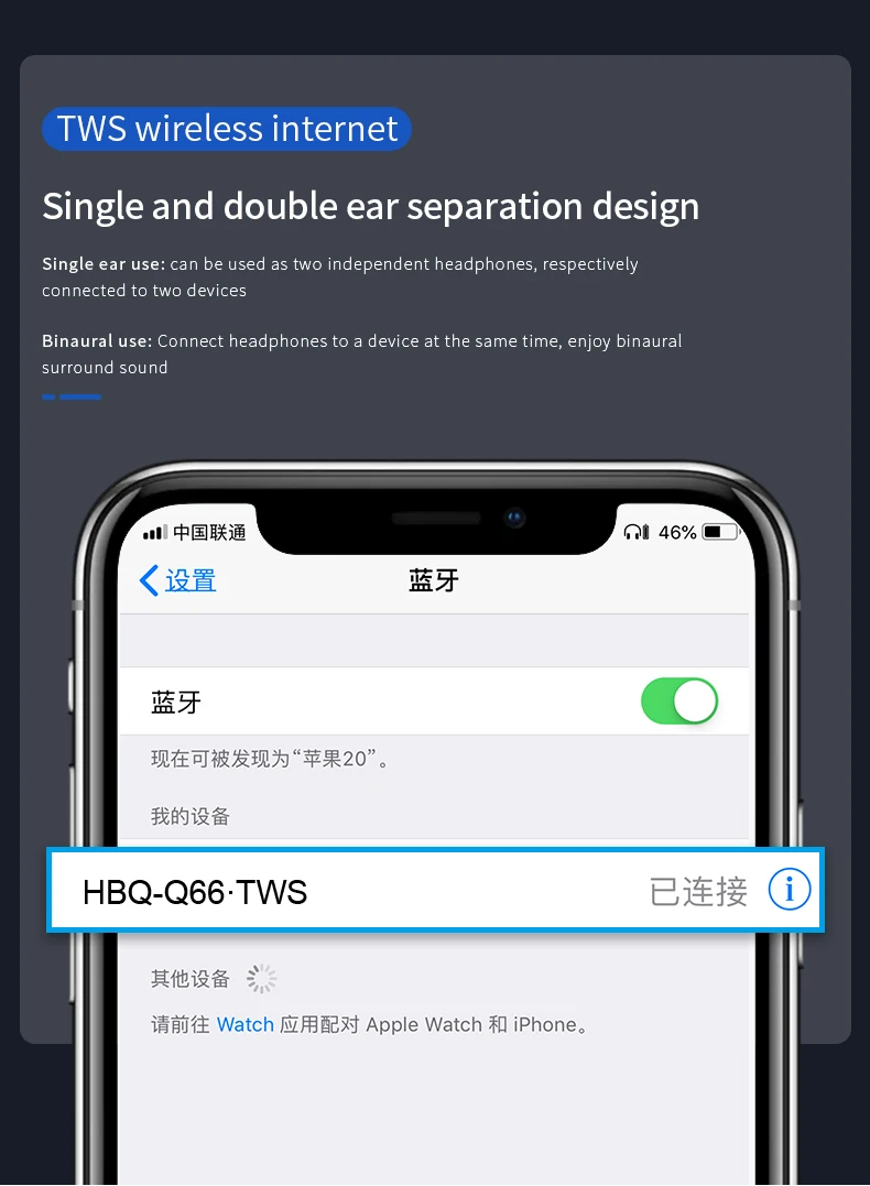 2в1 5,0 Bluetooth наушники и 6000 мАч чехол для зарядки аккумулятора 2 мобильных телефона 3D стерео наушники Беспроводная гарнитура с микрофоном