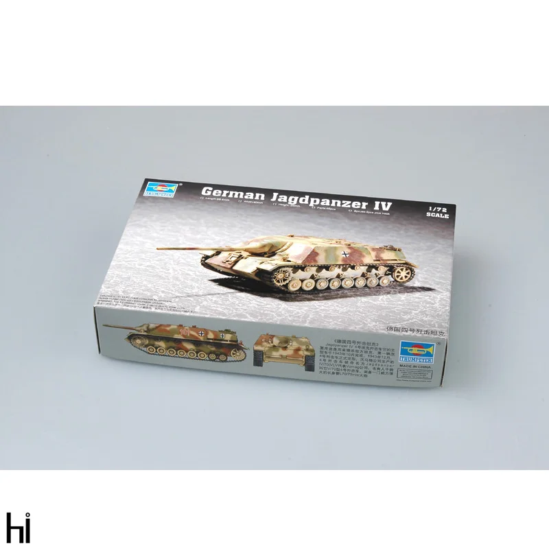 Конструктор Trumpeter 1/72 07262 немецкий Jagdpanzer IV строительный комплект для модели