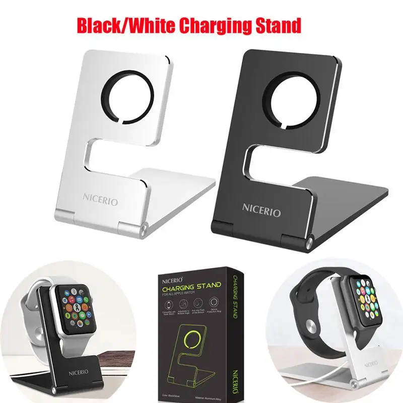 NICERIO металлический алюминиевый держатель зарядного устройства для Apple Watch