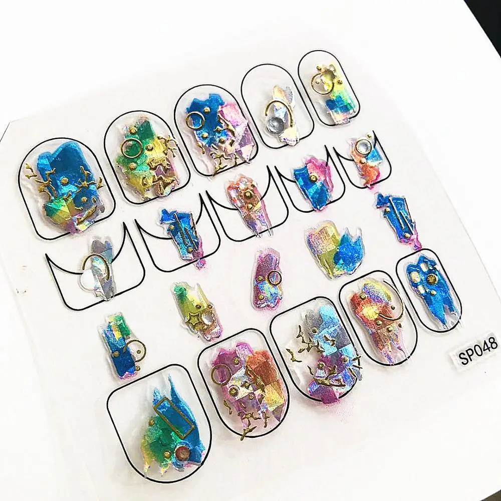 Новейшие SP-48 3d наклейки для ногтей DP EA 5D серия инструмент DIY украшения | Красота и