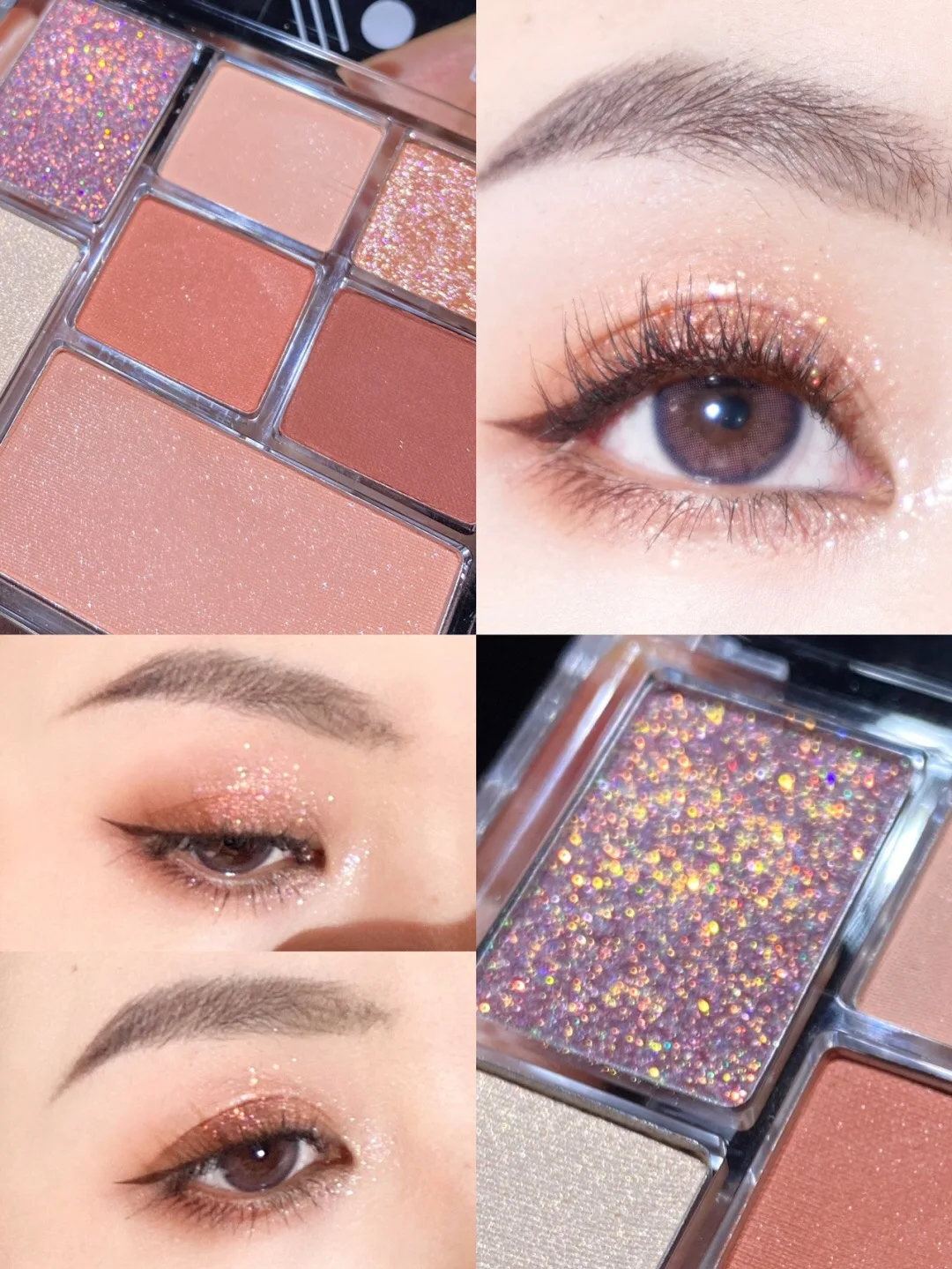 Eyeshadow Highlighter Blush Palette 7 Colors Glitter Matte Pigment Face Eye Makeup Beauty Cosmetic Easy to Wear Blusher |