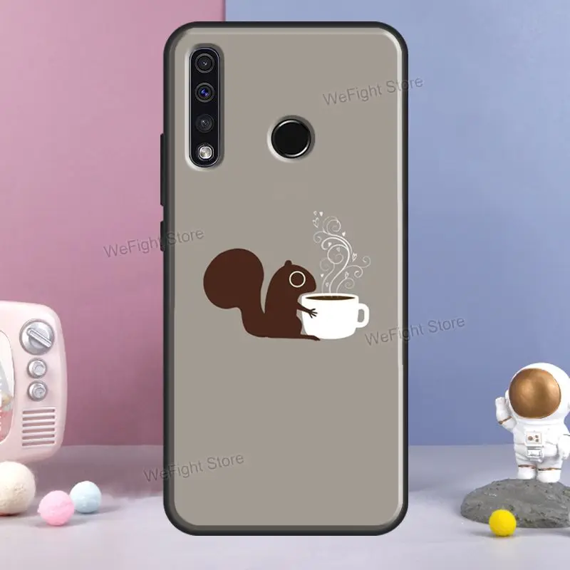 Чехол с мультяшными животными белкой для Huawei P Smart 2019 Nova 5T P40 P20 P30 Pro Honor 50 9S 8S 8A 8X 9X 10i |