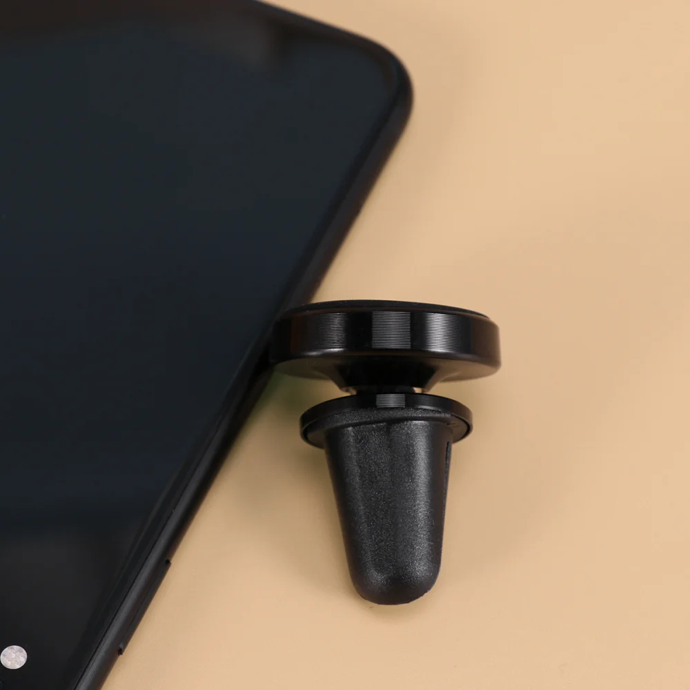 

Car Magnetic Air Outlet Phone Mount Stand Universal Car Navigation Vehicle Phone Holder (Black)