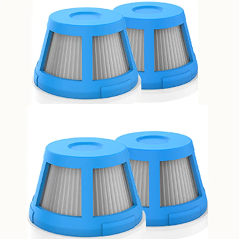 XIAOMI Mijia Cleanfly CoClean FVQ портативный автомобильный/Домашний Беспроводной Ручной пылесос для пыли огромный всасывающий быстрый заряд мини - Цвет: fiter element 4 Pcs