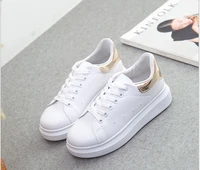 women pu shoes simple casual womens new autumn high quality comfortable shoes woman white shoes thick sole sneakers flats
