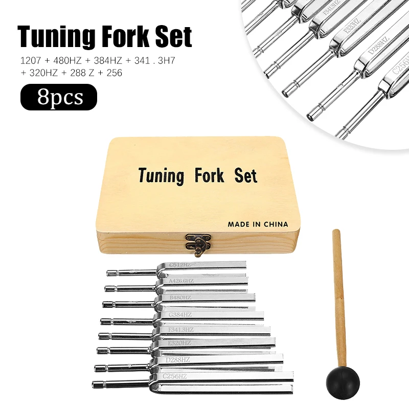 8 шт. вилки для медицинской вибрации 256 512 Гц|Анализаторы спектра| |