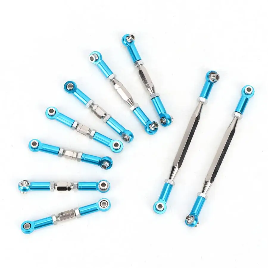 9 шт. многократная Регулируемая Соединительная тяга RC часть подходит для WLtoys 1/12