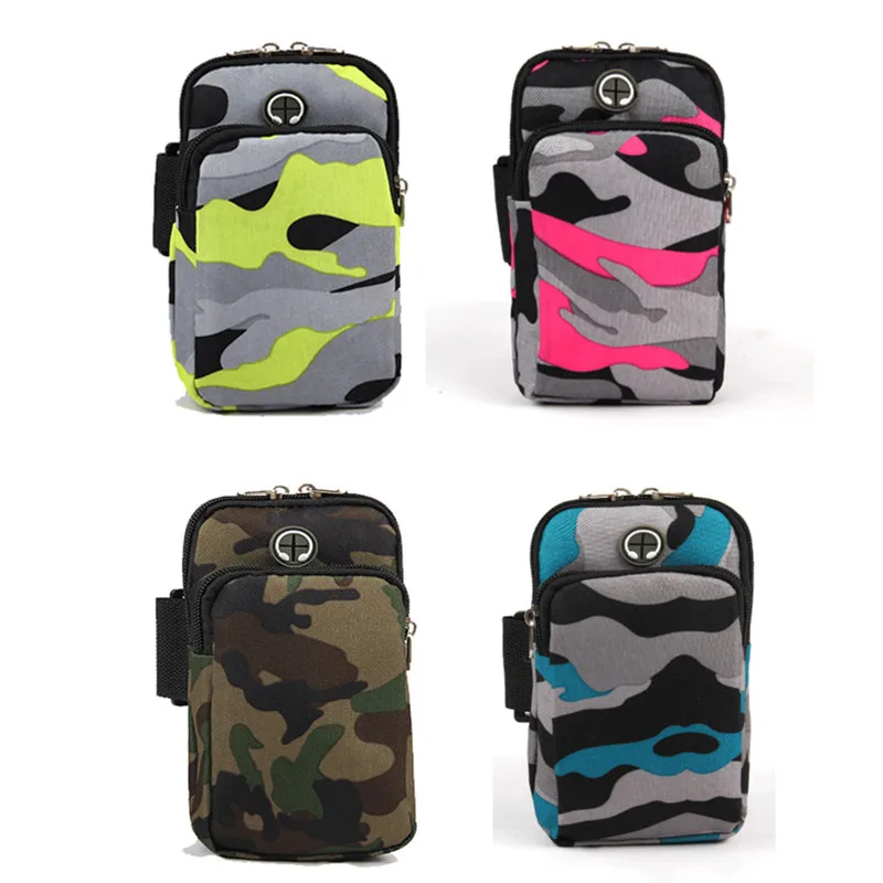 1 шт. Камуфляжный водонепроницаемый 5 дюймов мобильный телефон повязка на руку