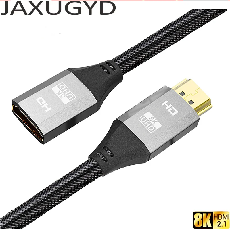 

HDMI2.1 Compatible Extension Cable, 8K 60HZ,4K 144Hz 120HZ , Male to Female, 0.5m,1m,1.5m,2m,3m for HD TV, Switch, PS5/4 XBOX