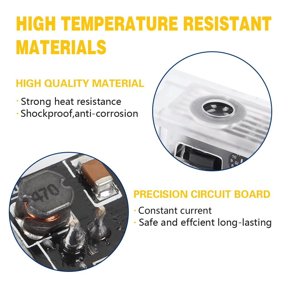 2X LED 3D автомобильный логотип проектор Призрак тенсветильник свет для BMW G20 G28 2019 2020