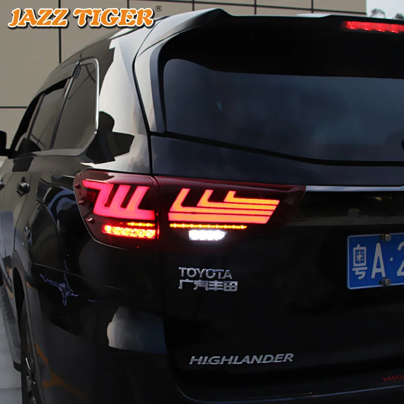 Автомобильный Стайлинг задние фонари для Toyota Highlander 2015 ~ 2018 светодиодные