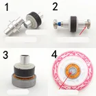 Колеса для роликовых коньков с магнитным сердечником, светодиодная вспышка, 6 мм втулка, магнитная ячейка, сверкающие колеса, летающая тарелка, 8 шт.