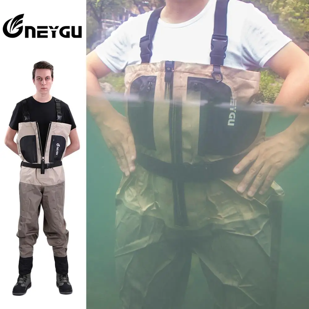 NEYGU высокая талия водостойкие рандомные рыболовные сапоги с карманом для рук