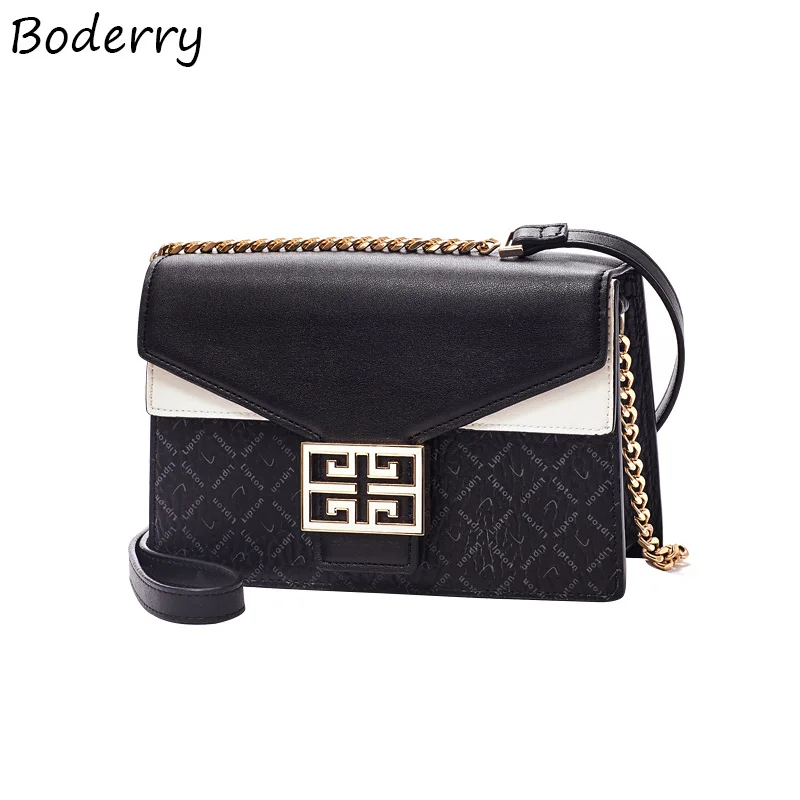 Boderry женская сумка простая индивидуальная Наплечная Сумка из ПВХ кожи Модная