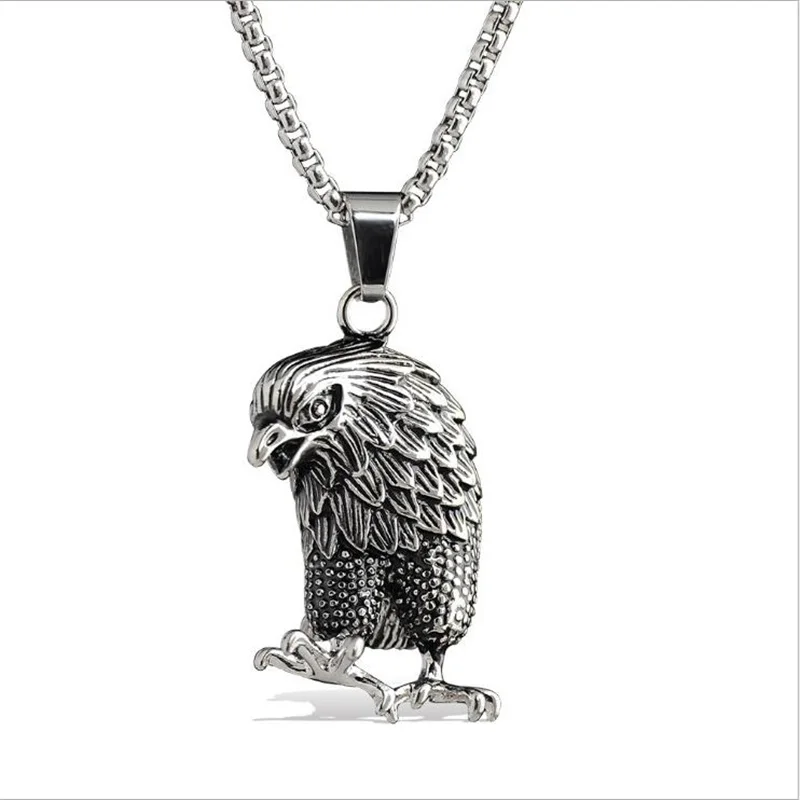 Мужской кулон в стиле хип хоп ожерелье из титановой стали панк с изображением