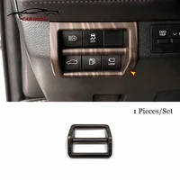 for toyota avalon 2019 2020 abs wood grain car headlamps adjustment switch cover trim interior accessories 1 pcs
