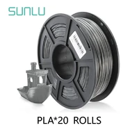 sunlu pla petg pla plus abs filament 1kg 3d printer filament wholsale 20kg 1 75mm material for 3d printers with vacuum packing