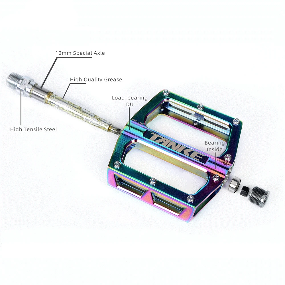 Разлива нефти на горном велосипеде педали Платформа MTB алюминиевый дорожный