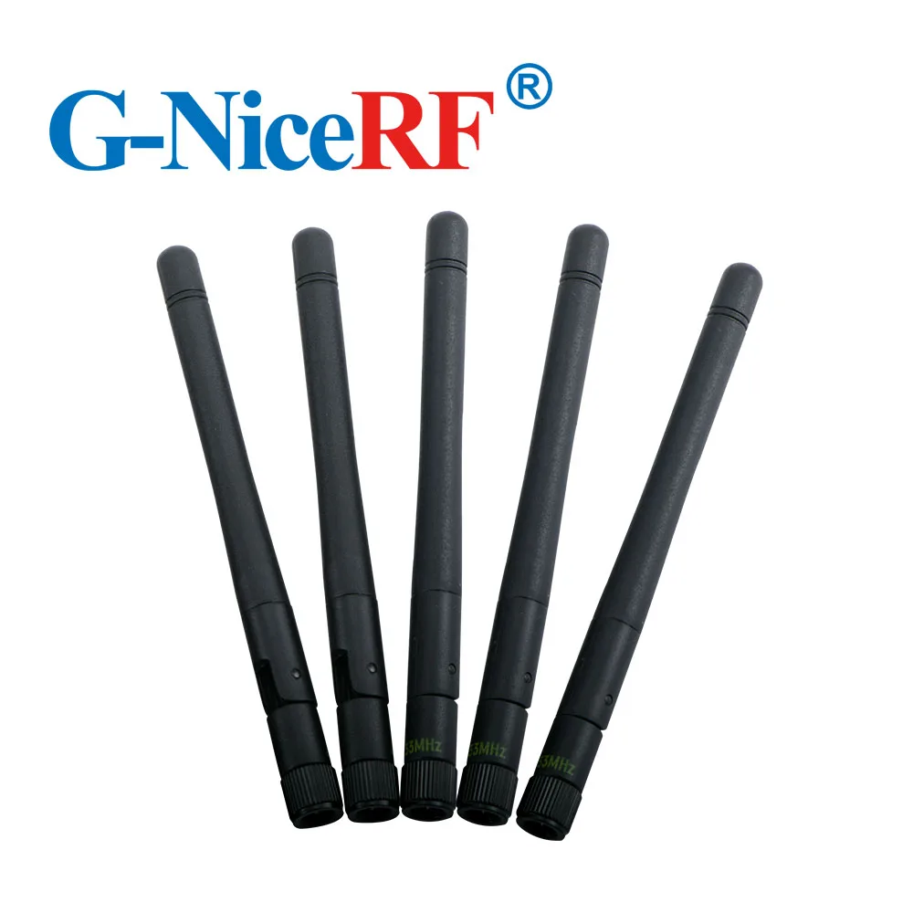 5pcs/lot SW433-ZD115 RF antenna 2.15 dBi 433MHz Folding Rubber Antenna