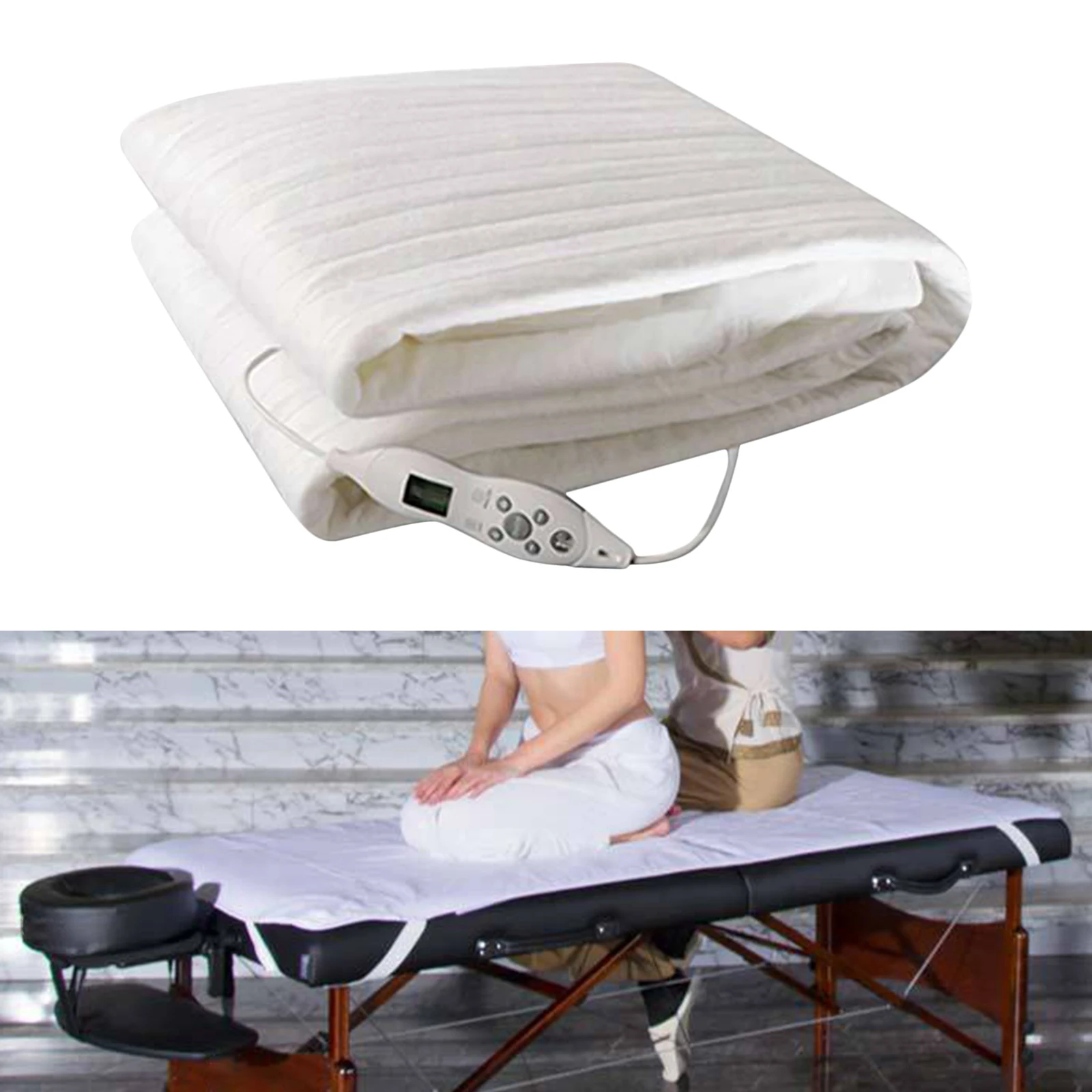 

Washable Therapeutic Electric Heat Pad Heating Mat Soothing Muscle Tension Abdomen Waist Back Neck Pain Relief