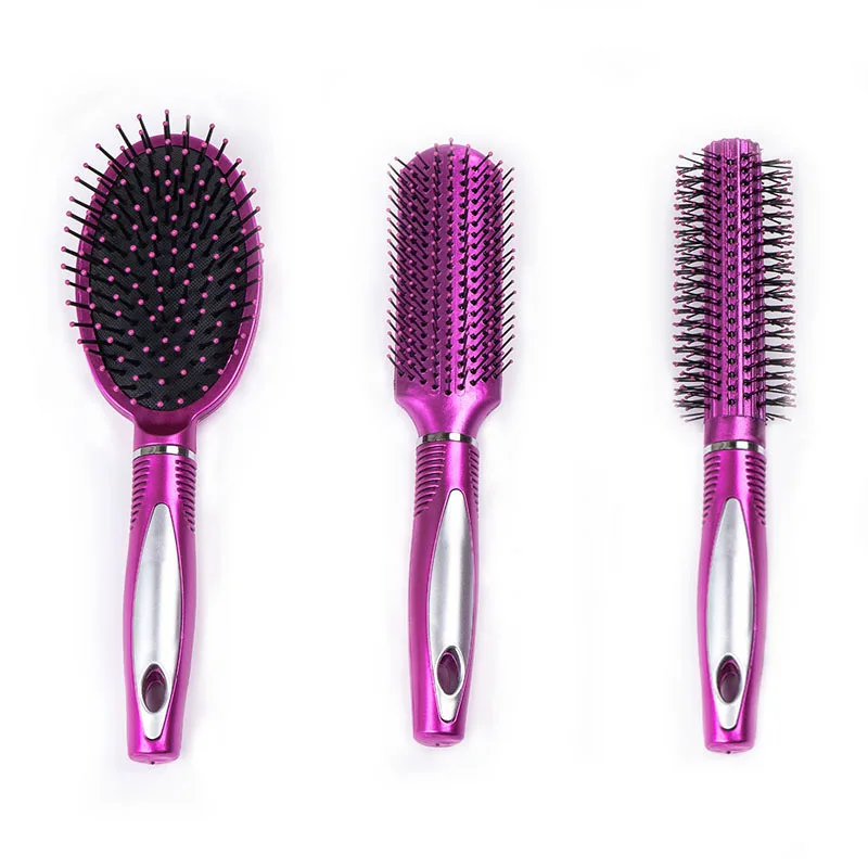 3 шт. Антистатическая круглая щетка для завивки волос|Расчески| |