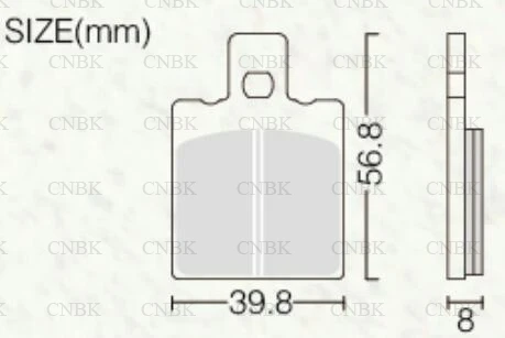 Передняя тормозная колодка для KTM 50 Comet GP DXL RS1 LC 125 250 MX 80 85 RSV GS4 350 500 K4 GXE XC 390 420 MC 600 XCE