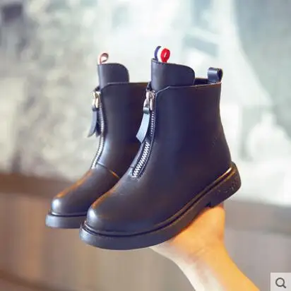 Сапоги Martin для девочек 2019 Весна и Осень Новые невысокие туфли детская обувь British