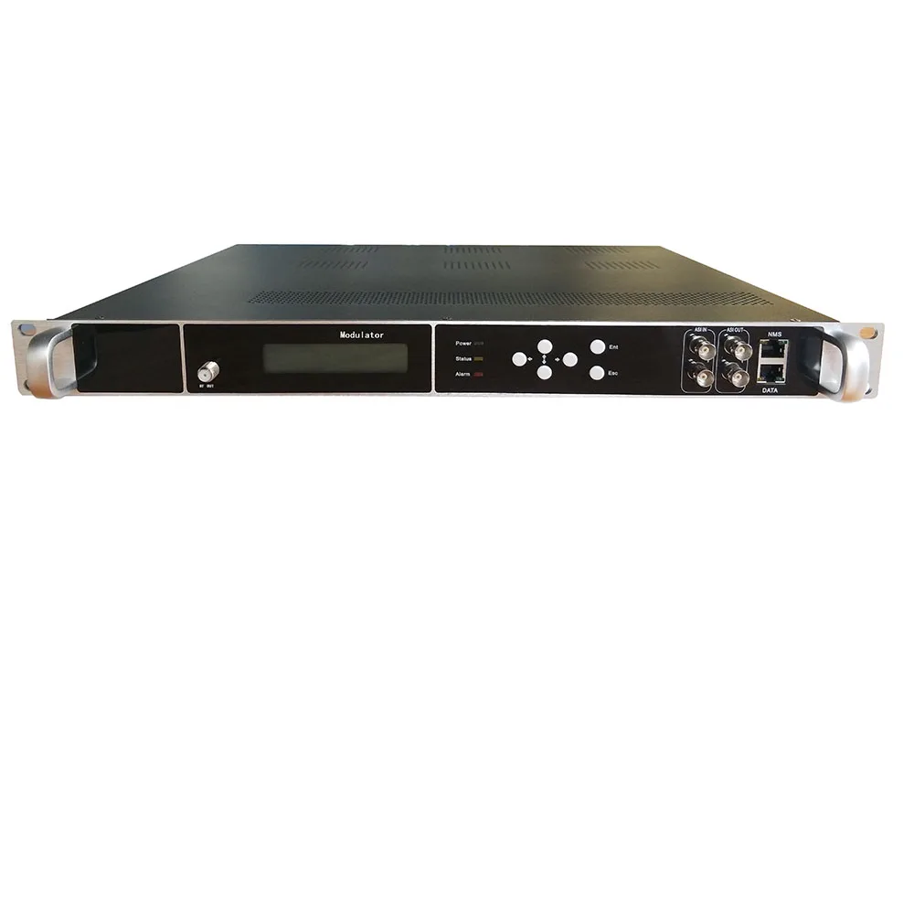 8 Carrier Modulator IP / ASI to ISDB ATSC DVB-T C DTMB Cable TV Front End Equipment Hotel System | Электроника
