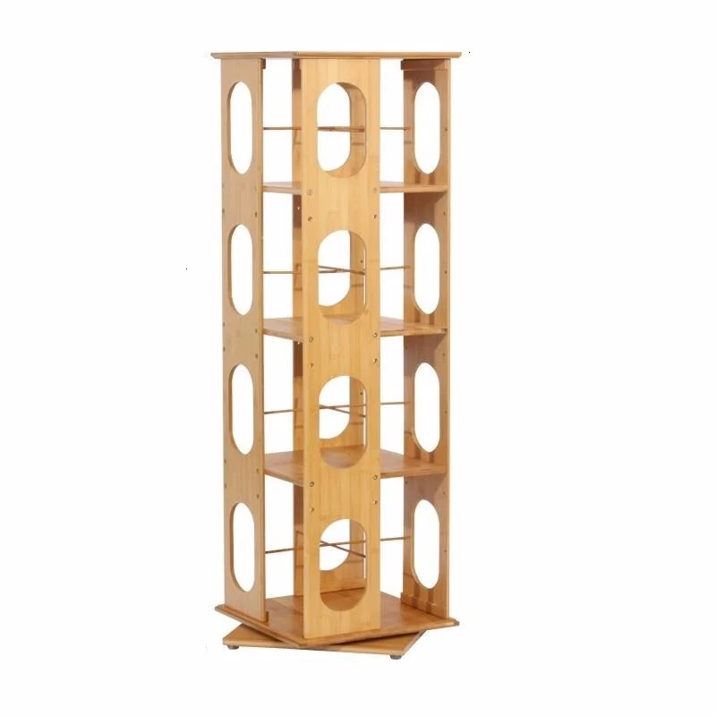 Minimalist Estanteria Libros Bookshelf Vitrina Shelf Wood Rotate Rotatable Libreria Scaffale Modern Bookcase Book Case Rack |