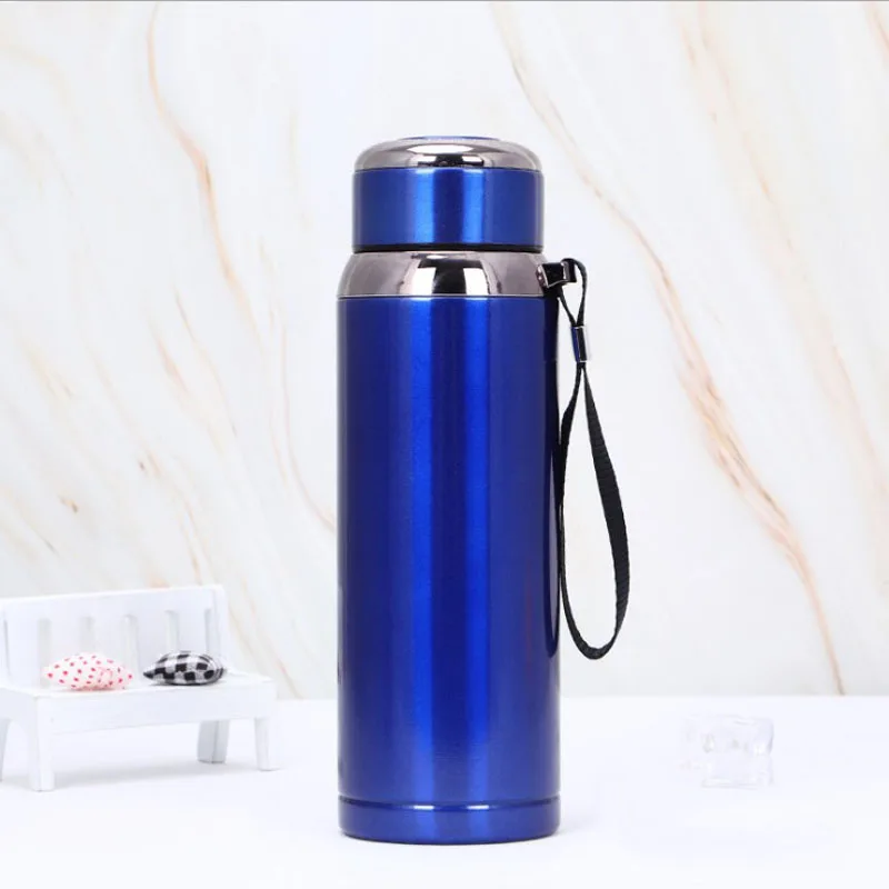600 мл Нержавеющая сталь термос Портативный большой Ёмкость Изолированная чашка
