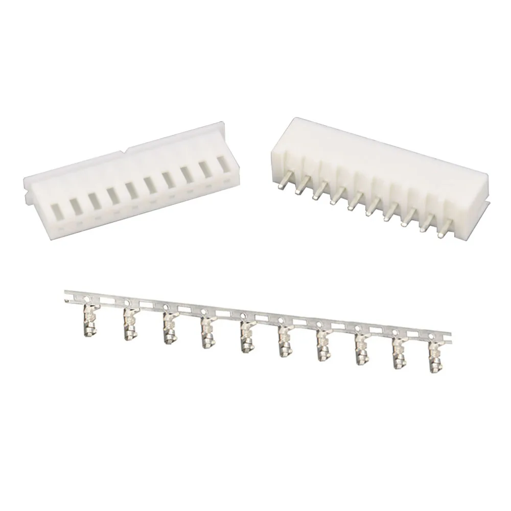 

XH2.54-10P 10Pin Straight needle spacing 2.54mm connectors Male and Female Plug + terminals