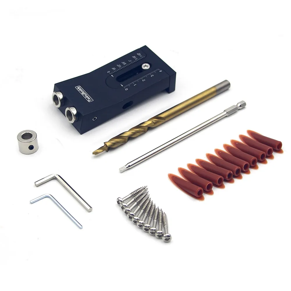 

Woodworking Punch Locator Punch Jig Hole Tool Woodworking Drilling Locator Puncher Tools Angle Drill Guide Set Carpentry Tools