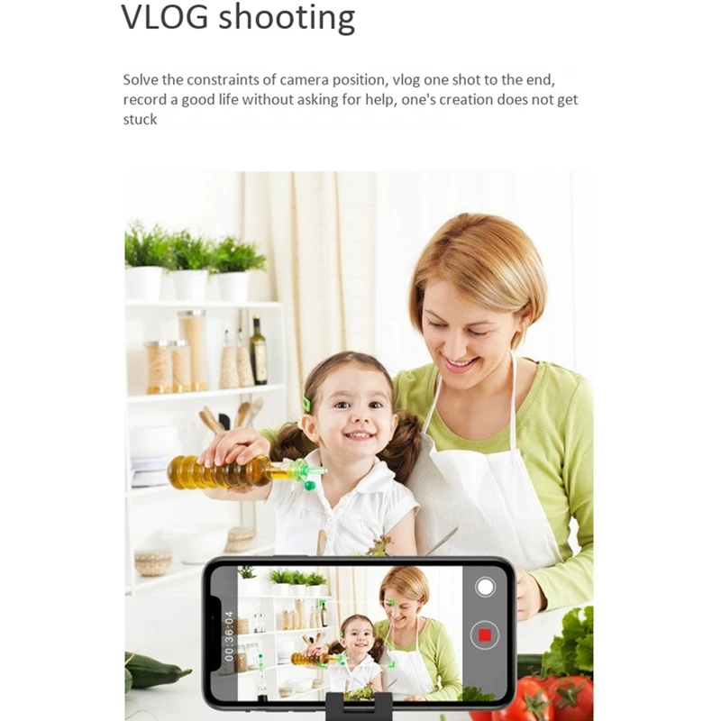 

Smart Tracking Camera Mount Auto Moving Cell Phone Holder 360 Rotating Smartphone Face Tracking Follow Gimbal