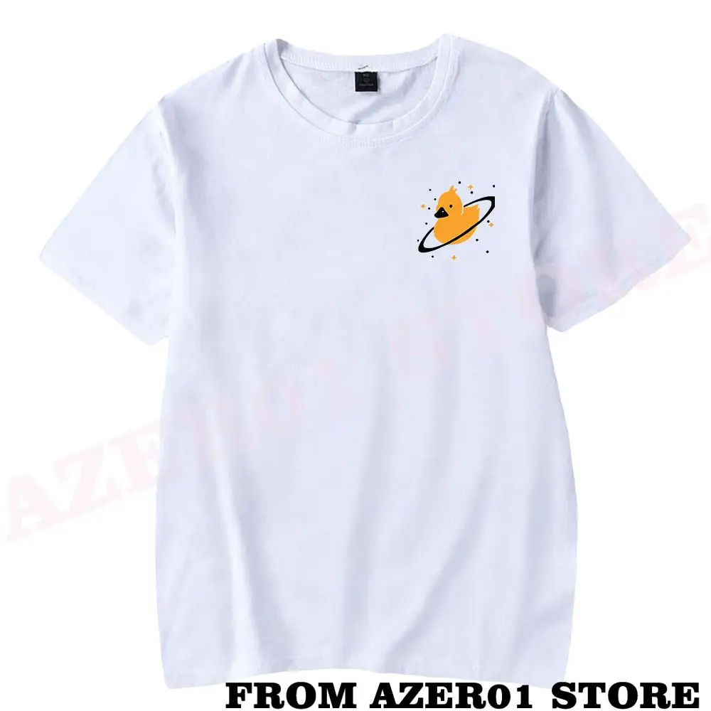 Футболка Quackity для мужчин и женщин лимитированный выпуск с логотипом планеты утки