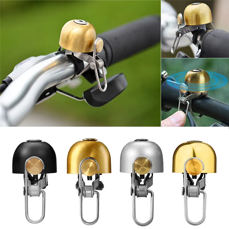 

1PC Retro Classical Bicycle Bell Clear Loud Sound MTB Road Bike Folding Bikes Handlebar Copper Ring Horn Safety Warning Alarm