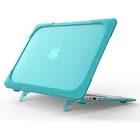 Прозрачный чехол для ноутбука 12, 13,3, 14, 15, 16 дюймов, для Macbook Air Pro Retina A2141, матовый чехол с защитой от падения для MacBook с подставкой