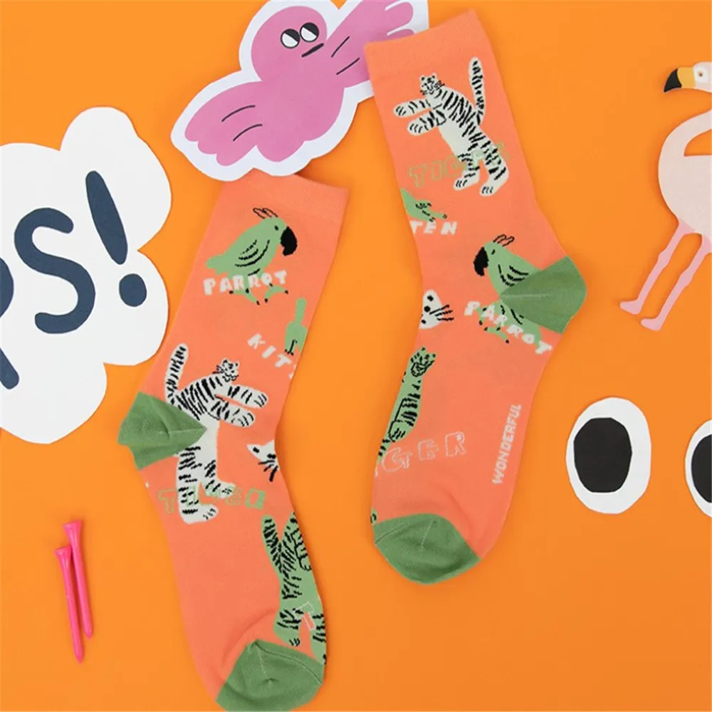 Новинка 2020 года серия домашних животных Мультяшные иллюстрации Милый Попугай