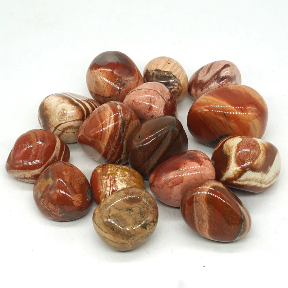 

200g Natural Red Flower Jasper Tumbled Stone Gemstone Rock Mineral Crystal Healing Chakra Meditation Feng Shui Decor Collection