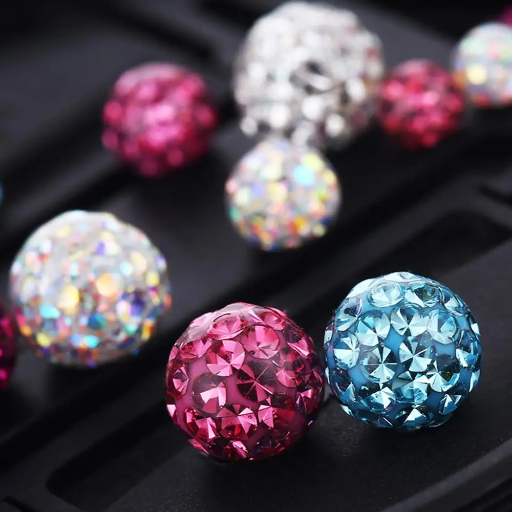 2 шт. CZ Хрустальный пирсинг шар замена из нержавеющей стали части для бровей языка