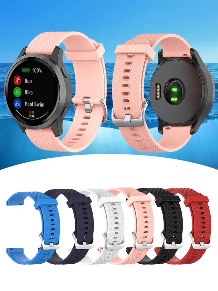 1 шт. Мягкие силиконовые спортивные часы ремешок Браслет замена для Garmin Vivoactive 4 gps