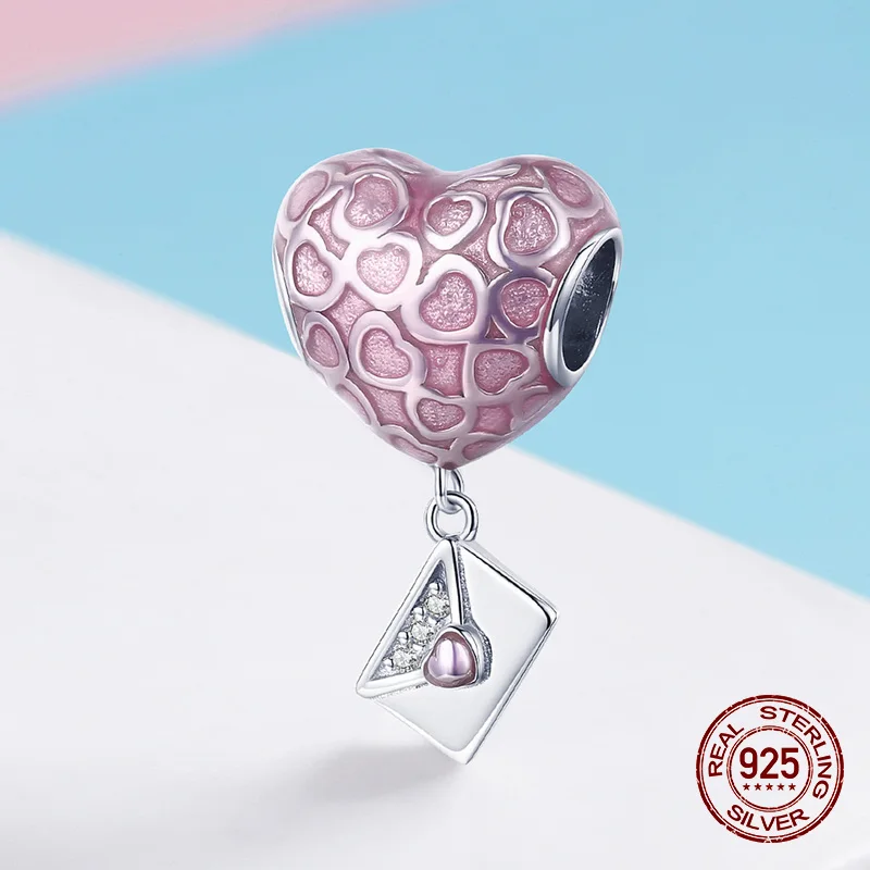 Женский браслет из серебра 925 пробы с эмалью и бусинами | Украшения аксессуары